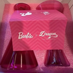 Authentic Barbie cocktail glasses wedding anniversary gift Many sets
